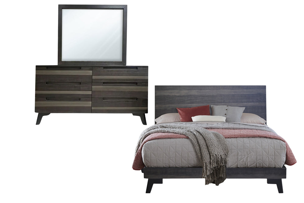 Mcentury Bed/Dr/Mr Set