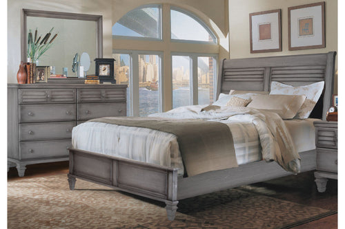 Sleigh Cama & Gavetero con Espejo