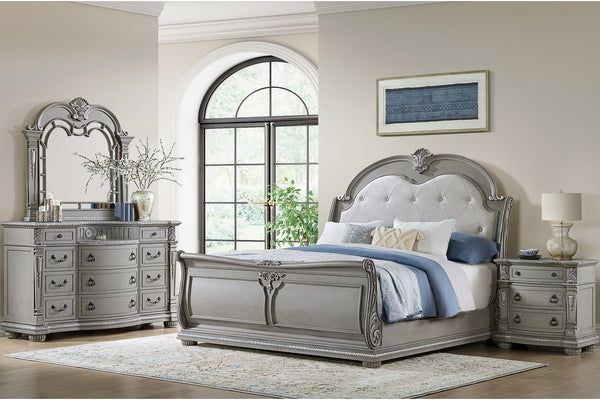 Monticello King Bed/Dr/Mr Set