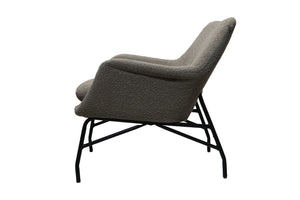 Accent Chair Boucle Lt Grey