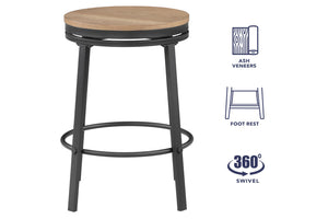 Magnolia42 Round Counter Table/4Stools Set