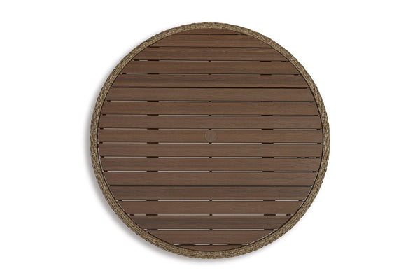 Ashley Amaris Outdoor Round Table/Chairs Set