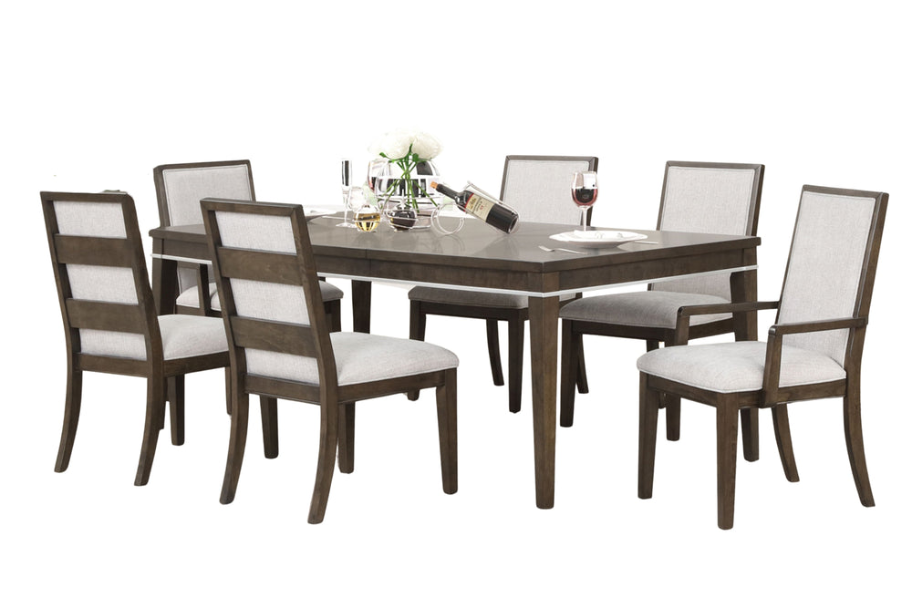 Monroe Rect Table W/4Chairs/2Arm Set