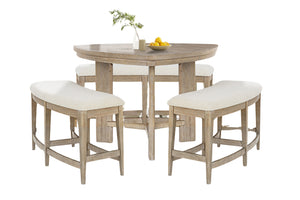 Pacificgro Curved Pub W/3 Bench Set