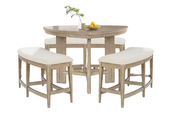 Pacificgro Curved Pub W/3 Bench Set