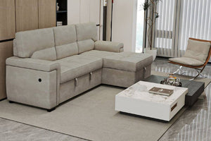 Derrick Lhf Loveseat/Rhf Chaise W/Strg