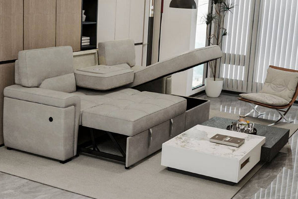 Derrick Lhf Loveseat/Rhf Chaise W/Strg
