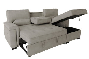 Derrick Lhf Loveseat/Rhf Chaise W/Strg