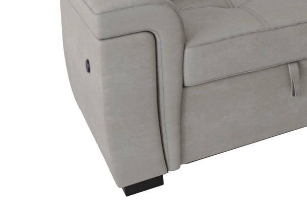 Derrick Lhf Loveseat/Rhf Chaise W/Strg