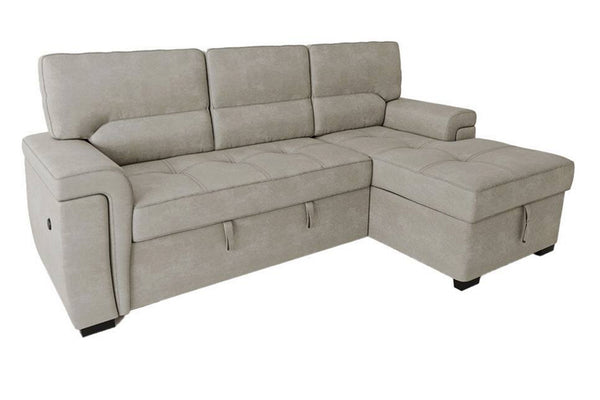 Derrick Lhf Loveseat/Rhf Chaise W/Strg