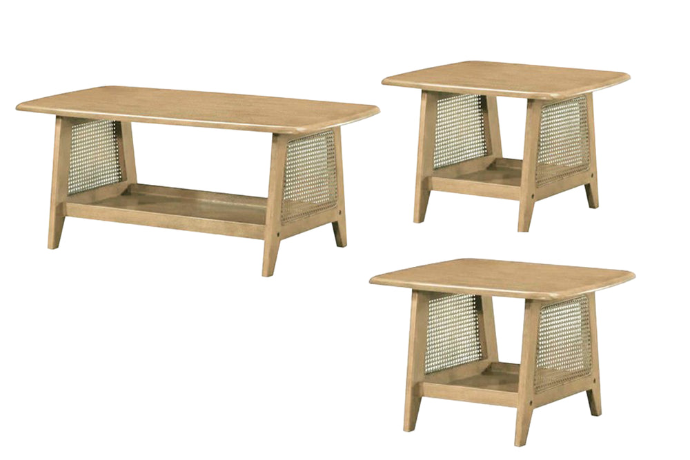 Intergo Oceanview Coffeetable/2 End Table Set