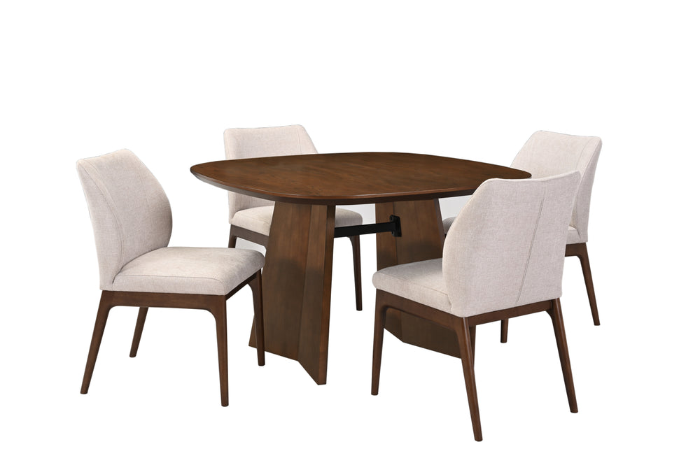 DINING TABLE 4/CHAIRS SET