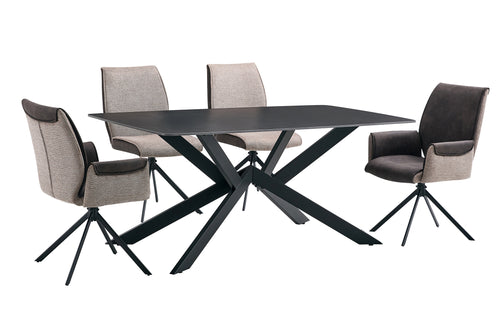 Pedro Dining Table/4Chairs Set