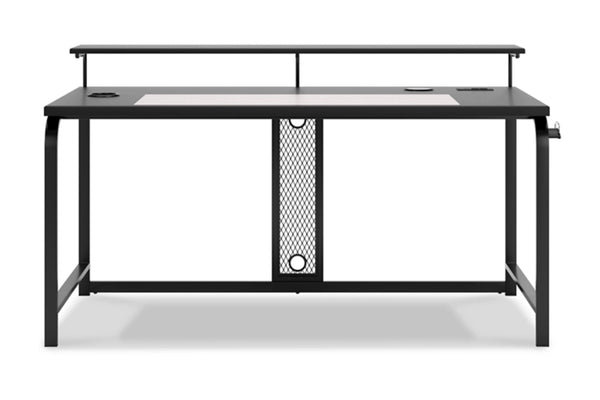 Lynxtyn 63" Desk with Raised Monitor Stand