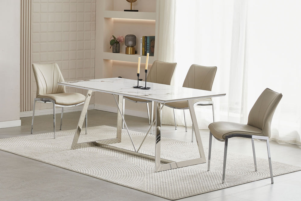 Hoot H734 Dining Table Rect W/4 Chairs