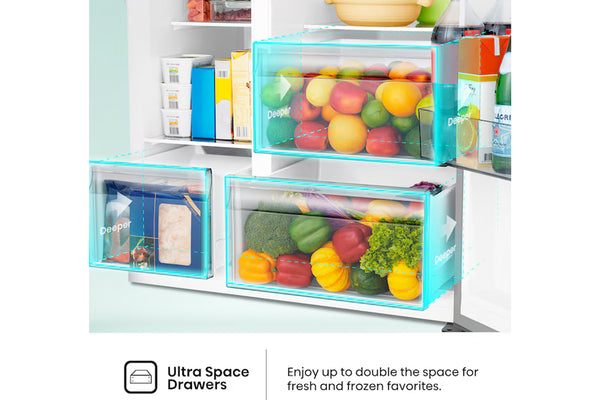 Hisense P5 Nevera 29.1' Side by Side I/M Inv