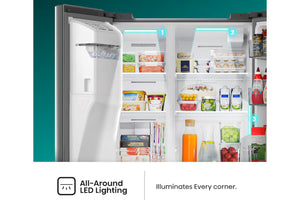 Hisense P5 Nevera 29.1' Side by Side I/M Inv