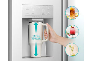 Hisense P5 Nevera 29.1' Side by Side I/M Inv