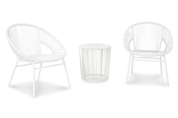 Outdoor Chair W/Table (3/CN)