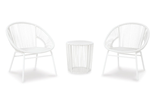 Outdoor Chair W/Table (3/CN)