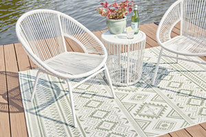 Outdoor Chair W/Table (3/CN)