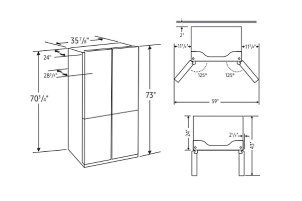 Samsung Db9900 Refrigerator 23'Fd4 Ai-Hub Cd Bvc Bpk