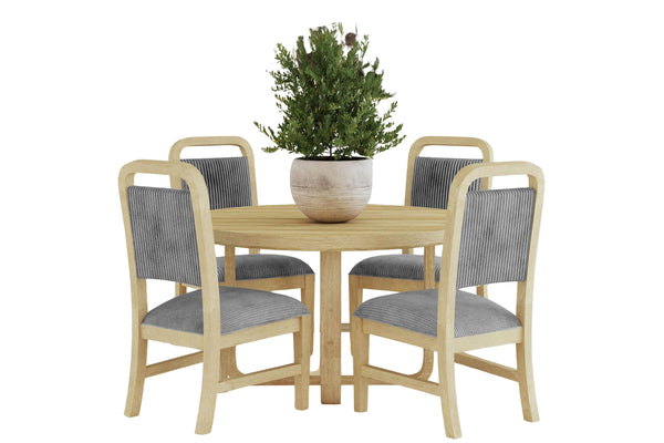 Ridgemont Mesa de Comedor Redonda con 4 Sillas