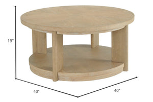 Pacific Round Cocktail Table