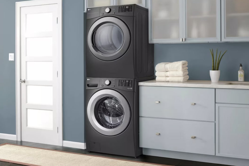Lg 347 Washer/Dryer-Ele F/Load M-Bk
