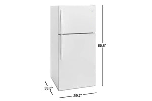 Whirlpool Refrigerator 18.2' Top Mount Smooth