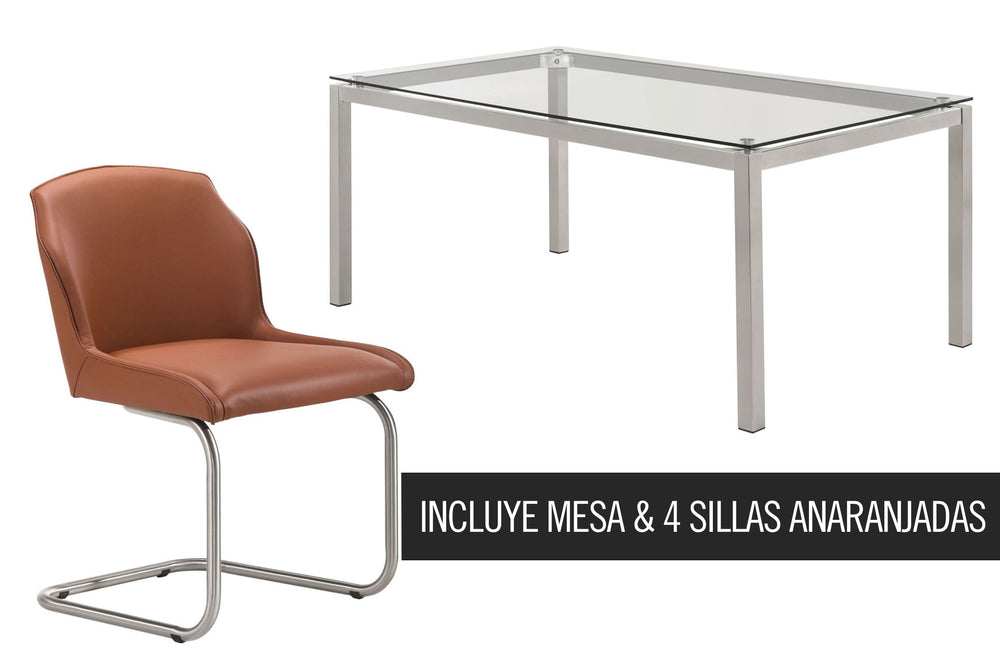 1701 Mesa de Comedor con 4 Sillas