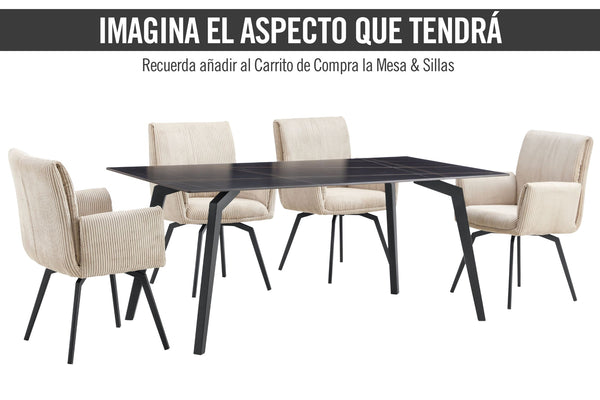 Lynox Swivel Arm Dining Chair