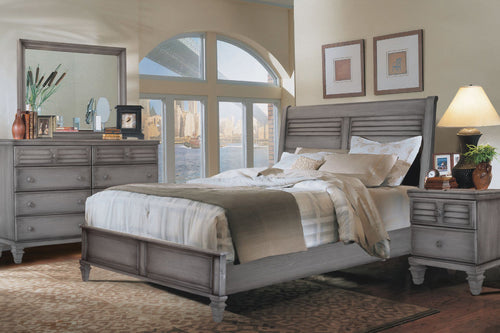 Sleigh Bed/Dr/Mr/Ns Set