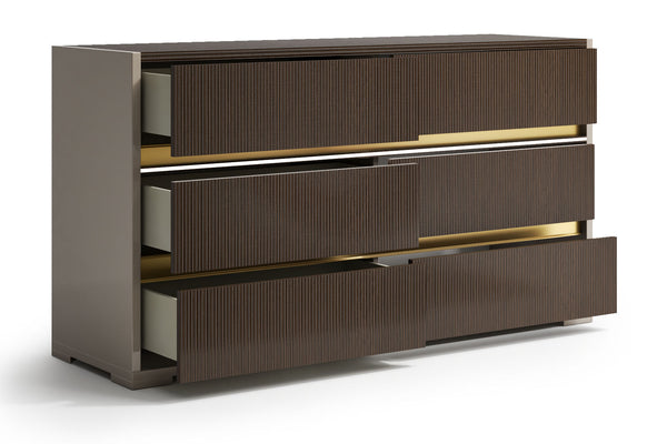Elettra Dresser W/Led And Mirror Set