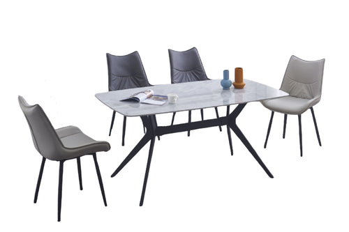 Callista Dining Table/4 Chairs Set