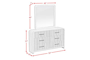 Ridgemont Gavetero con Espejo