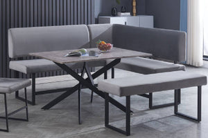 DT197 Blazer Mesa de Comedor, Bench en forma de "L" & Bench
