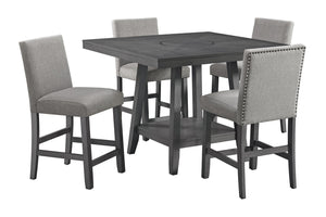 Seneca Counter Table W/4Stool Set