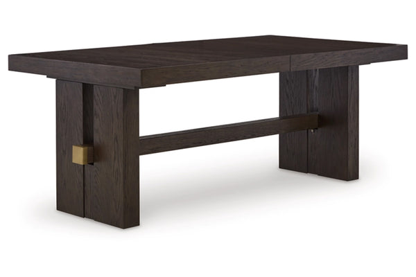 Burkhaus Mesa Rectangular Exterior con 4 Sillas