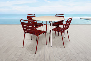 Coral Round Table W/4Chair Set