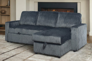Fancy Sofa Chaise Sleeper W/Storage