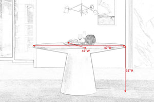 Versaille Mesa de Comedor Redonda