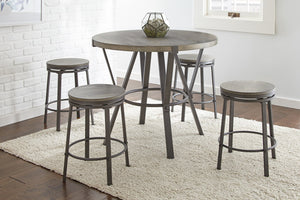 Portland Mesa de Comedor con 4 Taburetes