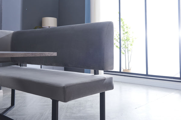 DT197 Blazer Mesa de Comedor, Bench en forma de "L" & Bench