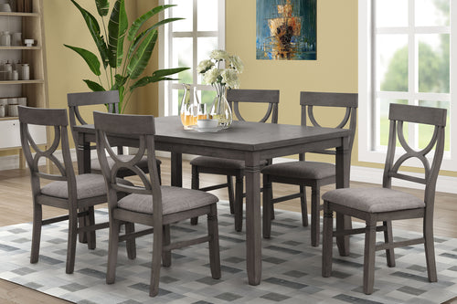 C8618d Mesa de Comedor con 6 Sillas