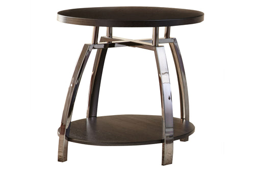 Coham End Table W/Casters