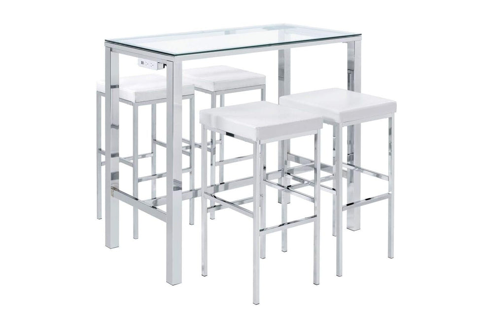 Lancy Sofa Bar Table W/ 4 Stools