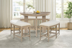 Pacificgro Curved Pub W/3 Bench Set