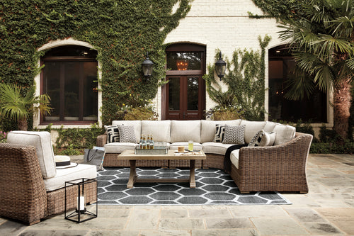 Ashley Beachcroft AP791-4S Outdoor Sectional Set