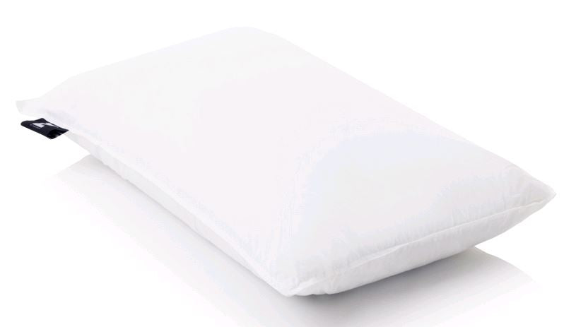 White pillow on a white background